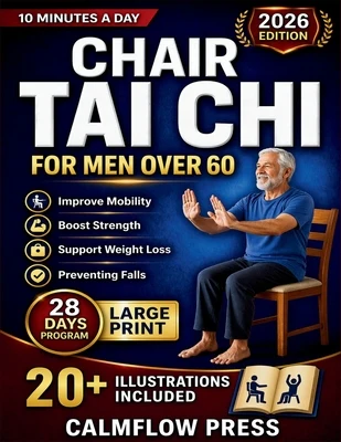 Chair Tai Chi for Men Over 60: Safe, seated Tai Chi techniques to improve mobility, boost strength, and support weight loss for men over 60, all while