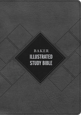 CSB Baker Illustrated Study Bible, Charcoal Leathertouch