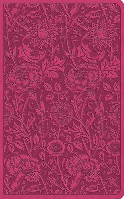 ESV Vest Pocket New Testament with Psalms and Proverbs, Red Letter (Trutone, Berry, Floral Design)