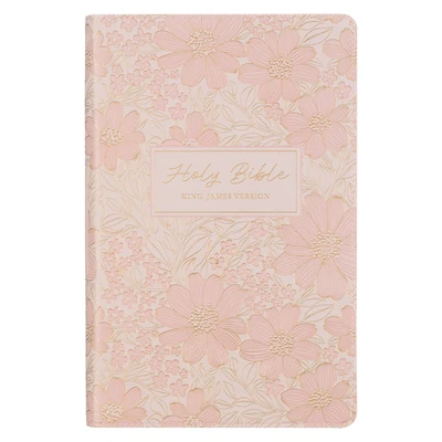 KJV Bible Deluxe Gift Faux Leather, Pink