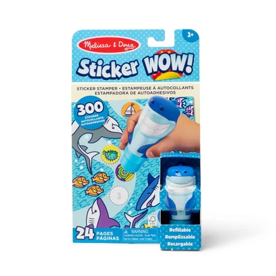 Melissa & Doug Sticker Wow! Activity Pad & Sticker Stamper - Shark